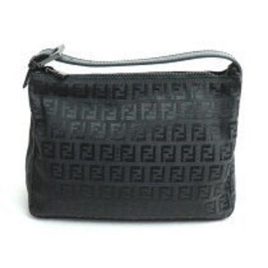 FENDI Zucchino Pouch Black